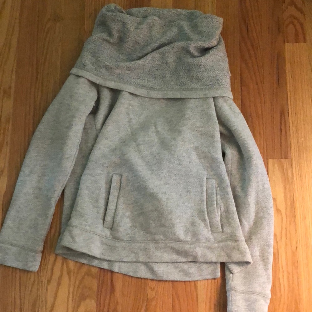 Jcrew funnel neck sweatshirt